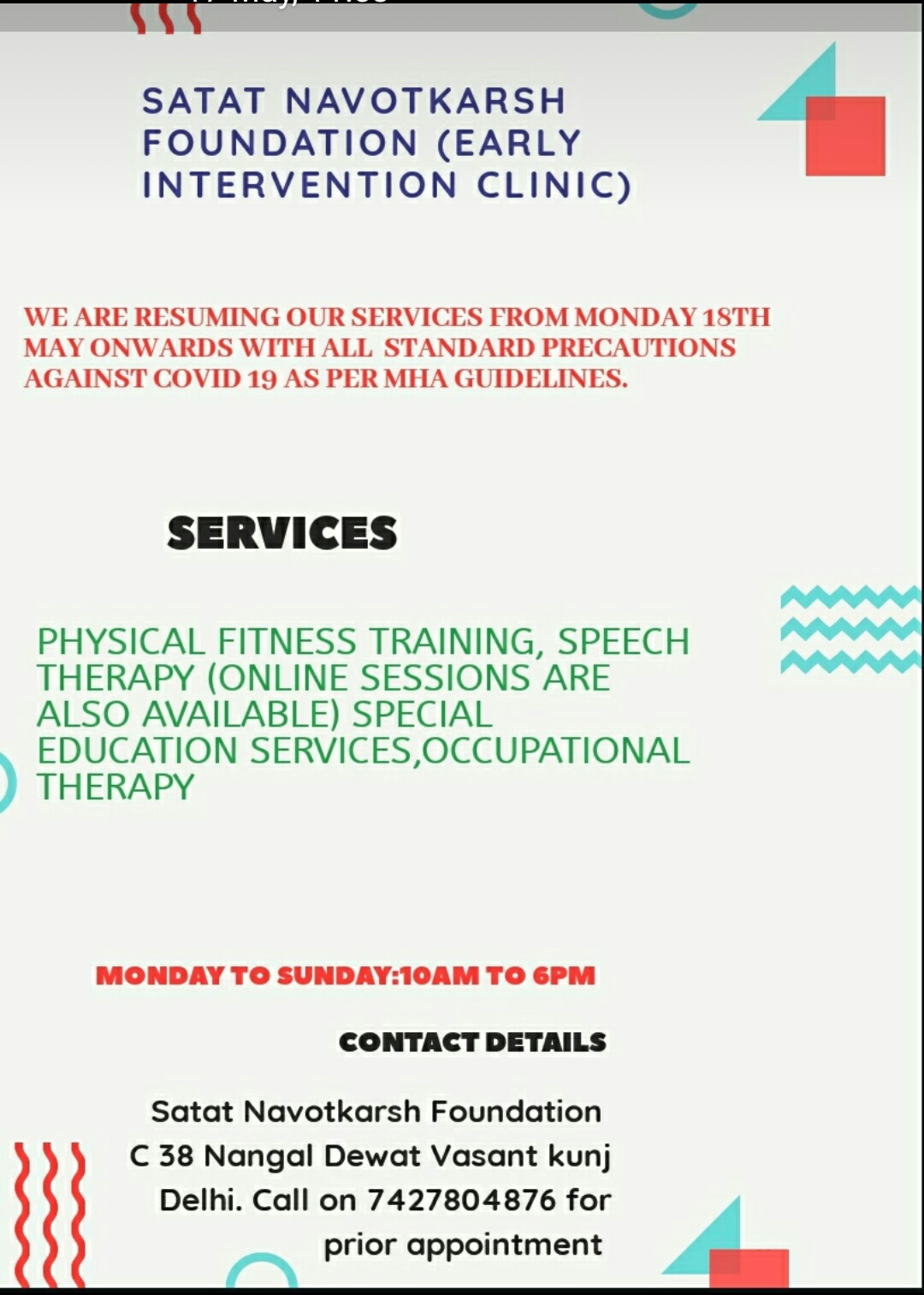 Early Intervention Clinic