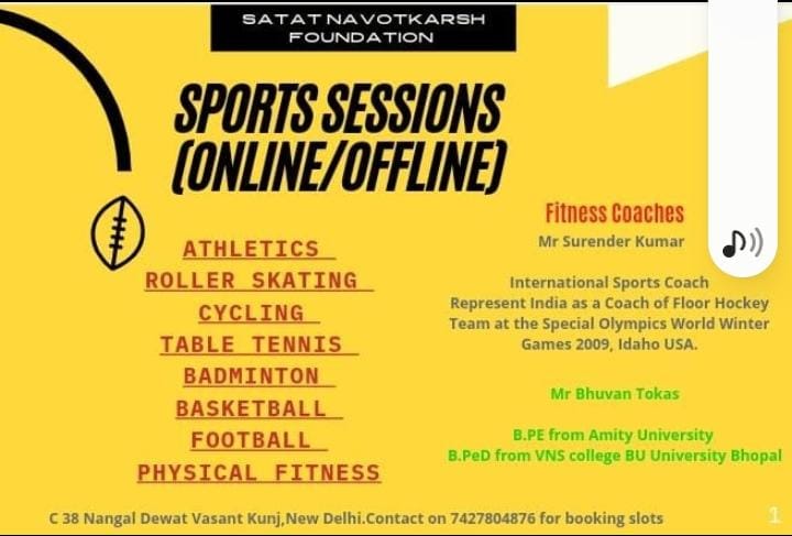 Register for online/offline sessions